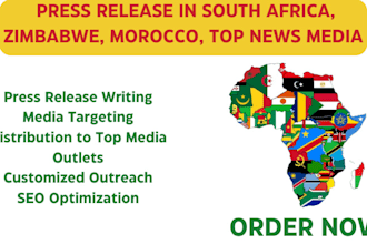 publish your press release in south africa, zimbabwe, morocco, top news media