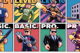 create professional eye catching roblox thumbnails