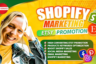 promote shopify store shopify dropshipping marketing etsy promotion to get sales