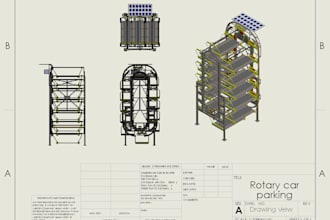 do cad design of your project using solidworks and inventor