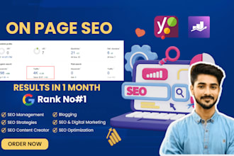 be your technical onpage optimization and blog onpage expert