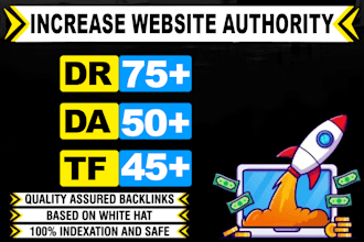 increase domain rating ahrefs DR domain authority moz da trust flow majestic tf