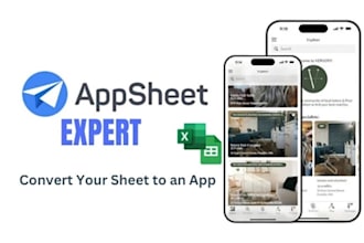 develop appsheet integrated with google sheets