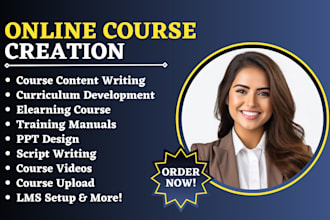 online course content course creation syllabus, training manual coaching program