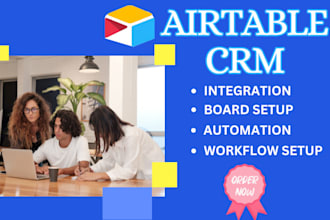setup airtable CRM and project management