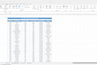 convert PDF to excel and clean the data
