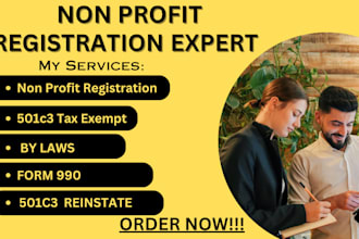 do non profit registration, reinstate 501c3 tax exempt, form 1023ez, bylaw, ein