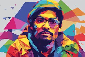 make wpap pop art portrait