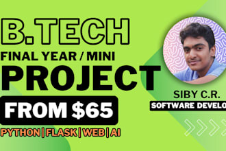 create college level projects using python flask, HTML, CSS, and java