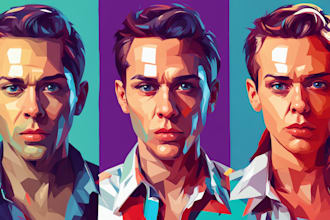make a beautiful wpap pop art portrait