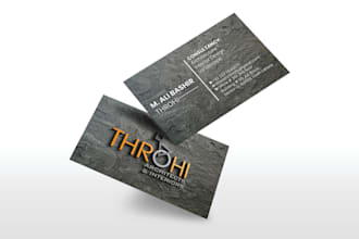 design unique and luxury business card