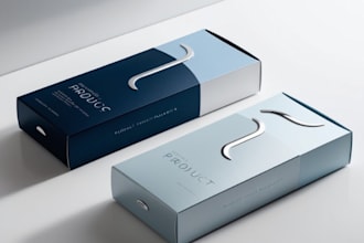 create product packaging, label design, pouch bag, mailer box