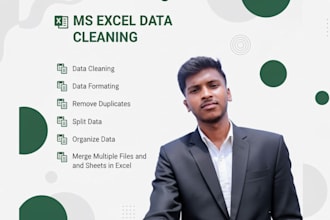 do data cleaning, formatting, organizing, merging, splitting