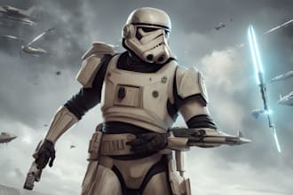 design your sci fi and star wars character