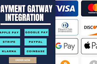 integrate stripe google pay apple pay klarna, sepa paystack, payment gateways
