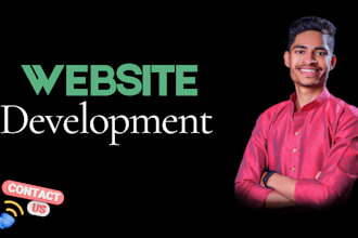 do clean and fast static website for your business