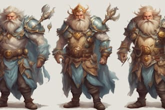 draw your fantasy character illustration