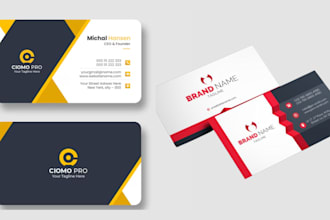 design modern creative business cards, letterhead, envelope invoice, stationery