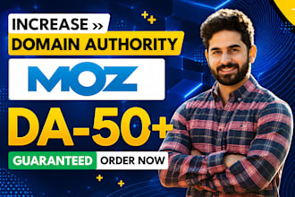 increase moz da domain authority 50 plus
