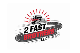 design modern transport logistic trucking logo