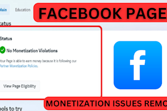 facebook page monetization issue remove in 30 minute
