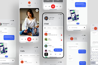 build chat app, booking app, video app, flutter social media app, dating app