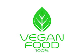 design a vegan organic bio logo, badge, sticker, restaurant or brand