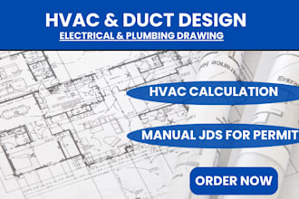 do hvac calculation and duct design for permit