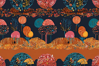 do seamless pattern design for babies textile