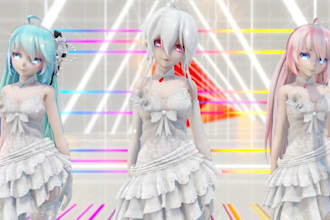 create edit, fix or rigging any 3d model,  mmd, lore geometry dash, xgen hair