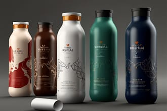 design product packaging, label, box and tube