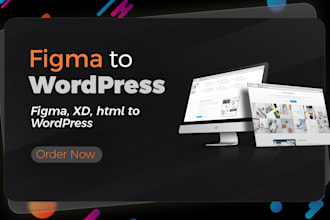 convert figma to wordpress, PSD to wordpress using elementor