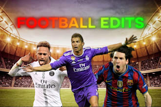 professional football and moovie edits for youtube and tiktok