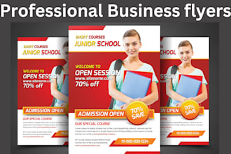 design digital business flyers and leaflet,create brochure pamphlets and banners