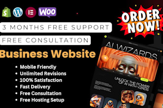 design, redesign or revamp wordpress website with elementor