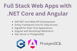 full stack development with dot net core angular