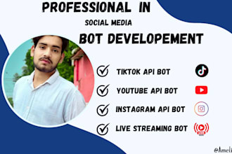 develop tiktok shop bot affiliate bot mass dm bot kick bot automation bot