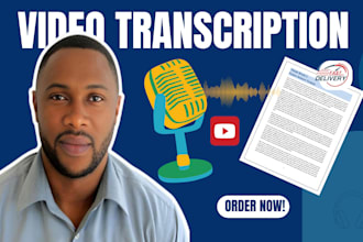 provide flawless video transcription service