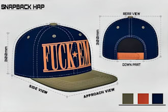 beanies mockup cap techpack hat cap tech pack flat sketch baseball hat design