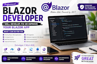 build or fix blazor server and webassembly apps
