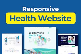 create any doctor, medical, clinic, hospital, and healthcare wordpress website