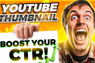 provide attractive amazing youtube thumbnail for you