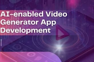 develop ai christmas video generator website, ai image generator website
