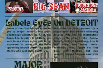 design a magazine style article fb,ig twitter post in 24 hrs