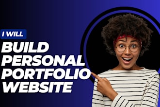 create personal portfolio website, business website