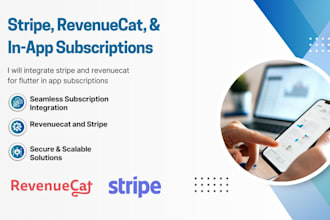 integrate stripe and revenuecat for flutter in app subscriptions