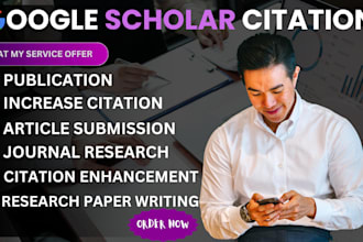 write and publish your article and increase your google scholar citation
