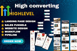 be your gohighlevel, go high level, highlevel landing page, sales funnel expert