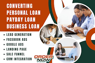 generate personal student loan leads business loan payday loan via facebook ads