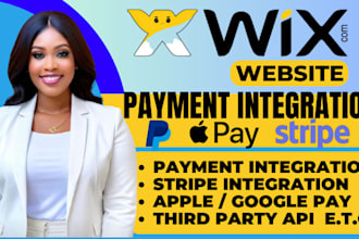 integrate wix payment gateway checkout, wix integration stripe apple paypal, wix
